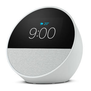 BOCINA INTELIGENTE AMAZON ECHO SPOT SMART BLANCA CON ALEXA 100% Nuevo