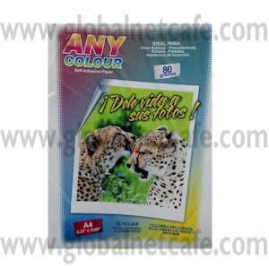 PAPEL CALCOMANIA A4 VARIOS COLORES 10HOJAS 80GMS. 