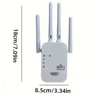 EXTENSOR DE SE�AL WIFI INALAMBRICO DE 4 ANTENAS 100% Nuevo