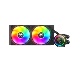 Z ENFRIADOR LIQUIDO 240MM COUGAR POSEIDON ELITE ARGB NEGRO 100% Nuevo