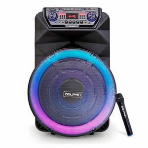 BOCINA DOLPHIN SP-18RBT PARTY SPEAKER 18" BLUETOOTH 4500W NEGRO 100% Nuevo
