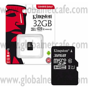 MEMORIA  MICROSD  32GB  KINGSTON CLASE 10 100% Nuevo